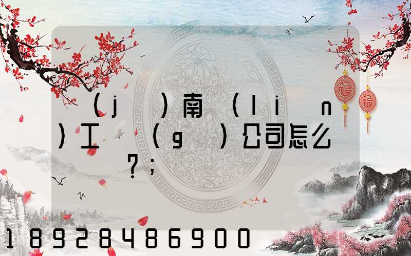 濟(jì)南聯(lián)工這個(gè)公司怎么樣？